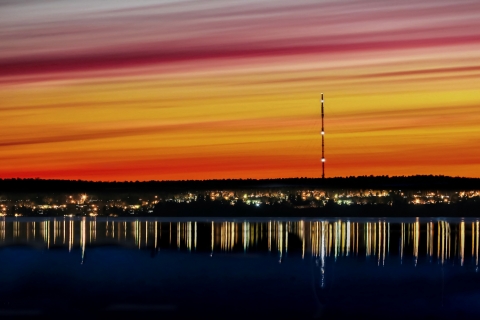 Harri Huittinen - Tiirismaa auringonlaskun aikaan